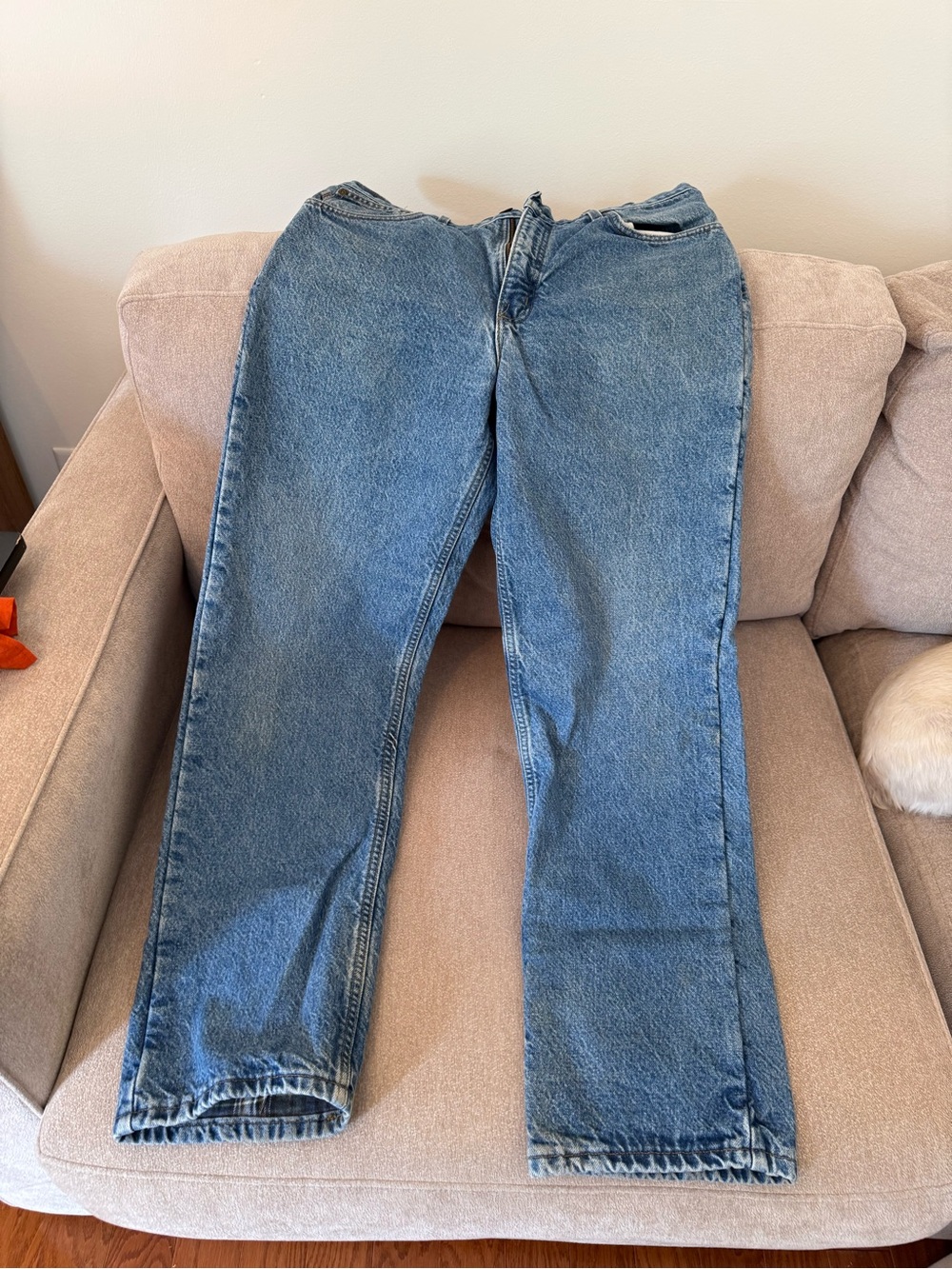 VINTAGE Carhartt Lined Men's Blue Denim Jeans
